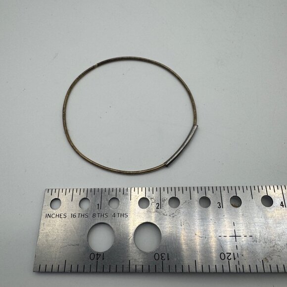 Thin Gold & Silver-Tone Minimalist Stretch Bracelet - Picture 4 of 4